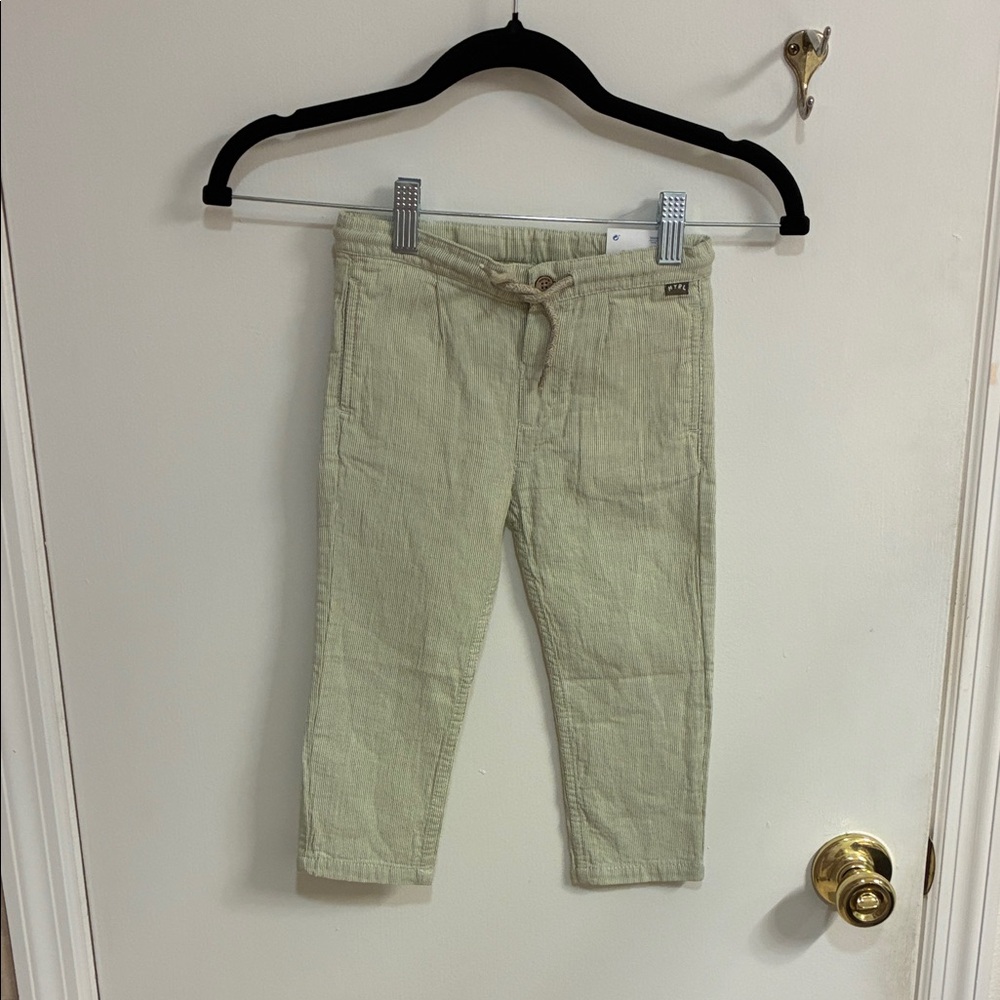 NWT Mayoral Light Green Kids Chino Casual Bottoms Sz 24 mos